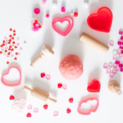 Valentine's Day Dough Invitation to Play